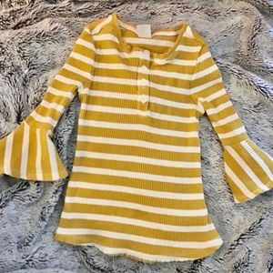 Mustard stripe shirt